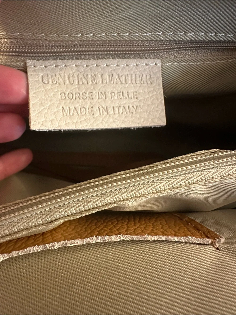 Classic Structured Top-Handle Bag in Cognac Brown